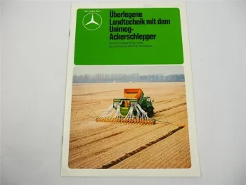 Mercedes Benz Unimog U900 406 Ackerschlepper Prospekt 1981