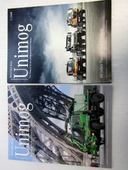 Mercedes Benz Unimog Zeitschrift 1/2008 + 2/2008 Magazin Zeitung