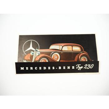 Mercedes Typ 230 PKW Prospekt 1938