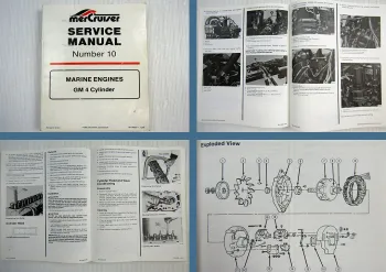 Mercruiser GM 4 Cyl. Marine Engines Service Manual 1989
