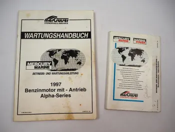 Mercruiser Mercury Marine Alpha Modelle Benzinmotor Betriebsanleitung 1997/98