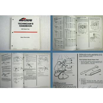 Mercruiser Stern Drive Units Model Year 1995 Technicians Handbook