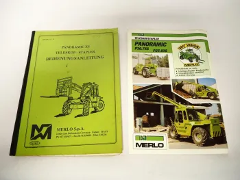 Merlo Panoramic P 25.9 30.7 35.9 30.11 30.13 40.8 60.6 XS Bedienungsanleitung