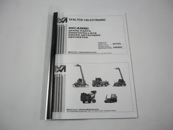Merlo TF42.7 CS 145 CVtronicTeleskop Stapler Ersatzteilliste ca. 2023
