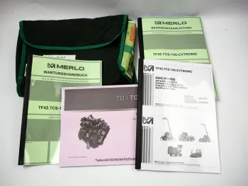 Merlo TF42.7 CS 145 Teleskop Stapler Betriebsanleitung Ersatzteilliste 2023