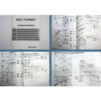 Mitsubishi Colt Cordia Starion ECI Turbo Diagnose Werkstatthandbuch 1987