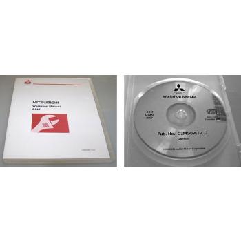 Mitsubishi Colt Z30A 2009 Werkstatthandbuch CD Ausgabe 12/2008