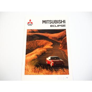 Mitsubishi Eclipse Technische Daten Ausstattung Prospekt 1991