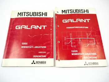 Mitsubishi Galant E10 Reparaturanleitung Schaltpläne Elektrik1986 Ergänzung