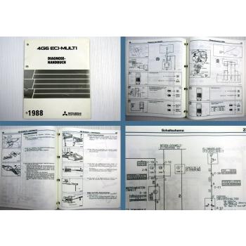 Mitsubishi Galant L300 Galant Sapporo 4G6 ECI Multi Diagnose Werkstatthandbuch