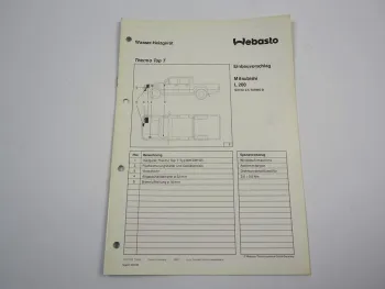 Mitsubishi L200 2.5 TD Einbauanleitung Webasto Thermo Top T BW/DW50 Heizung