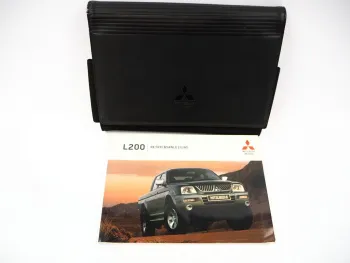 Mitsubishi L200 K50 K60 K70 Betriebsanleitung Bedienungsanleitung 2005 Bordmappe