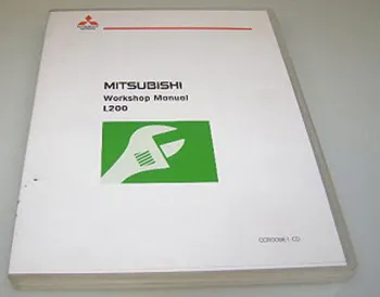 Mitsubishi L200 KA4T KB4T 2009 Werkstatthandbuch 2 CDs Reparaturanleitung