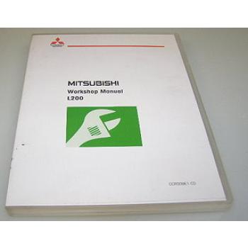 Mitsubishi L200 KA4T KB4T 2010 Werkstatthandbuch DVD Reparaturanleitung