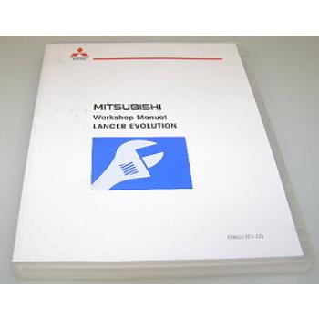 Mitsubishi Lancer Evolution CZA4 2012 Werkstatthandbuch DVD Reparaturanleitung