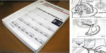 Mitsubishi Lancer Wagon Werkstatthandbuch 1989