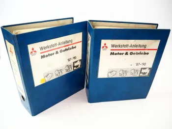 Mitsubishi Motor & Getriebe Werkstatthandbuch 1987 -1990 Pajero L200 300 Galant