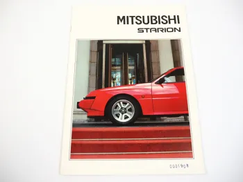 Mitsubishi Starion Technische Daten Ausstattung Prospekt 1988