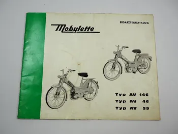 Mobylette AV 46 59 149 Mofa Moped Ersatzteilliste Ersatzteilkatalog 1969