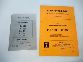 Mörtl HT 130 170 210 250 290 330 Tellermähwerk Betriebsanleitung Ersatzteilliste