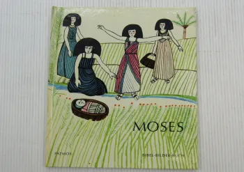 Moses Bibel-Bilder-Buch Kinderbuch von Cocagnac Patmos Verlag 1960er Jahre