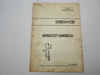 Moto Guzzi 850 T5 Motorrad Werkstatthandbuch Ergänzung Reparaturanleitung 1983