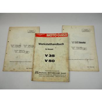 Moto Guzzi V35 V50 II Imola Werkstatthandbuch Reparaturanleitung 1979