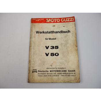 Moto Guzzi V35 V50 Werkstatthandbuch Reparaturanleitung 1979