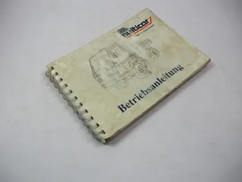 Multicar M26 + A/L/AL LD ALD & H - HALD Betriebsanleitung 1996 Pflege & Wartung