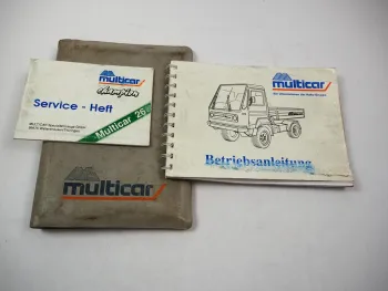 Multicar M26 + A/L/AL LD ALD & H - HALD Betriebsanleitung 1999 Pflege & Wartung
