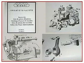 MWM D208-2 D208-3 Motor Ersatzteilliste Ersatzteilkatalog