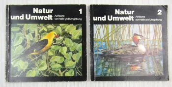 Natur und Umwelt - Avifauna von Halle und Umgebung 2 Bände 1981/84 DDR