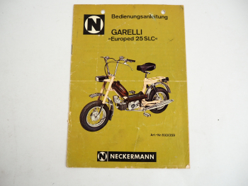 Neckermann Garelli Europed 25SLC Bedienungsanleitung 1976