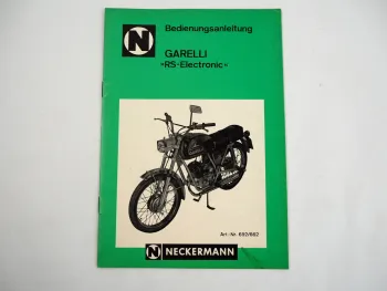 Neckermann Garelli RS Electronic Bedienungsanleitung 1972