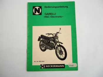 Neckermann Garelli RSC Electronic Bedienungsanleitung 1972