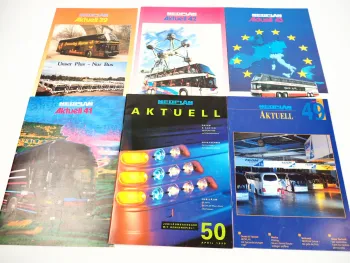 NEOPLAN Aktuell 39 41 42 43 49 50 Zeitschrift Bus Pilsting 1988 - 1999