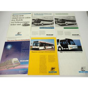 NEOPLAN Mertroliner Cityliner Transliner Nahverkehr Plakat Busse Bus 6 Prospekt