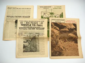 Nevada County Nugget 1963 newspaper Amerikanische Zeitung