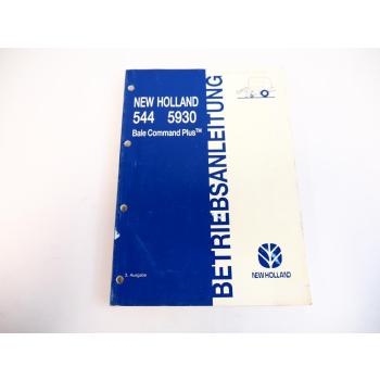 New Holland 544 5930 Rundballenpresse Betriebsanleitung Bedienungsanleitung 1998