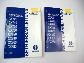 New Holland CX 720 740 760 780 820 840 860 880 Mähdrescher Betriebsanleitung