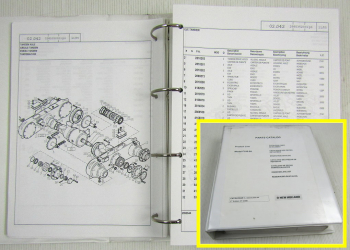 New Holland F106.6A Grader Ersatzteilliste Parts List Catalogue des Pieces 7/06
