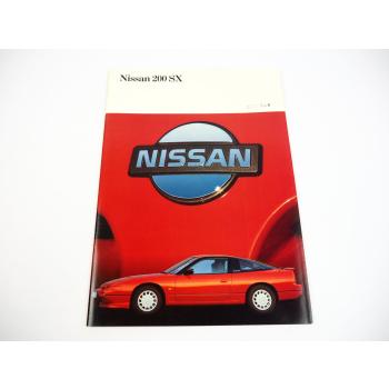 Nissan 200SX PKW Prospekt 1989