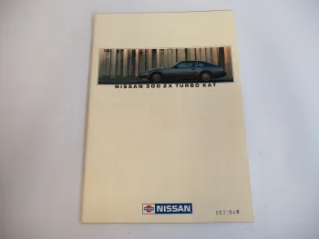 Nissan 300ZX Turbo Kat 3,0l 203 PS PKW Prospekt 1987
