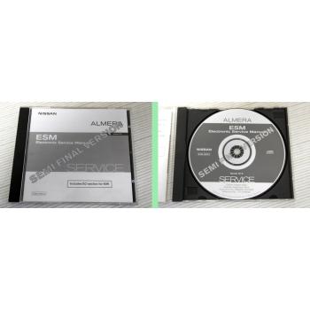 Nissan Almera N16 original Werkstatthandbuch Reparaturanleitung CD Stand 9/2002