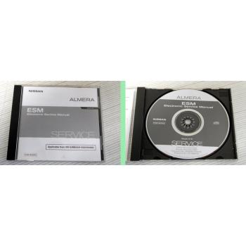 Nissan Almera N16 original Werkstatthandbuch Reparaturanleitung CD Stand 12/2002