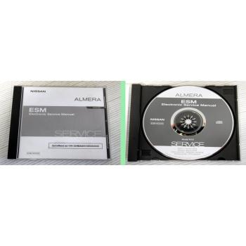 Nissan Almera N16 original Werkstatthandbuch Reparaturanleitung CD Stand 3/2003