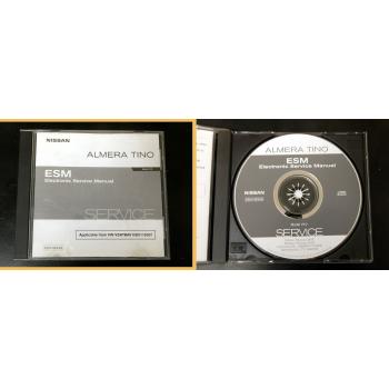 Nissan Almera Tino V10 Original Werkstatthandbuch Reparaturanleitung CD 02/2003