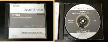 Nissan Almera Tino V10 Original Werkstatthandbuch Reparaturanleitung CD 02/2003