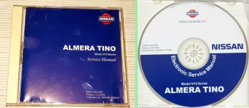 Nissan Almera Tino V10 Original Werkstatthandbuch Reparaturanleitung CD 2000