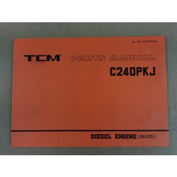 Nissan C240PKJ Engine Parts List TCM FD10 15 18 20 23 25 28 30 Z2S Z3 Z6 Z8
